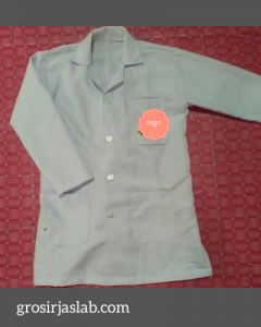jual jas lab warna putih