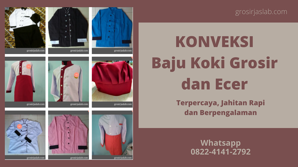 grosir baju koki, jual seragam koki